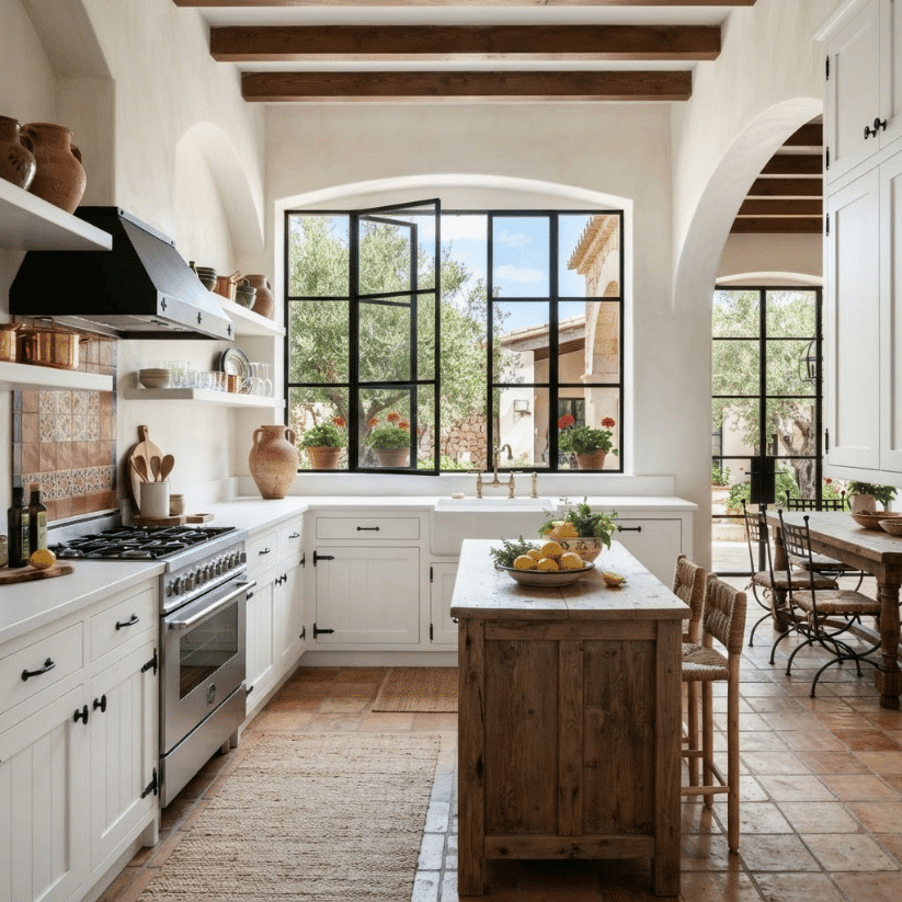crittall black framed glass windows
