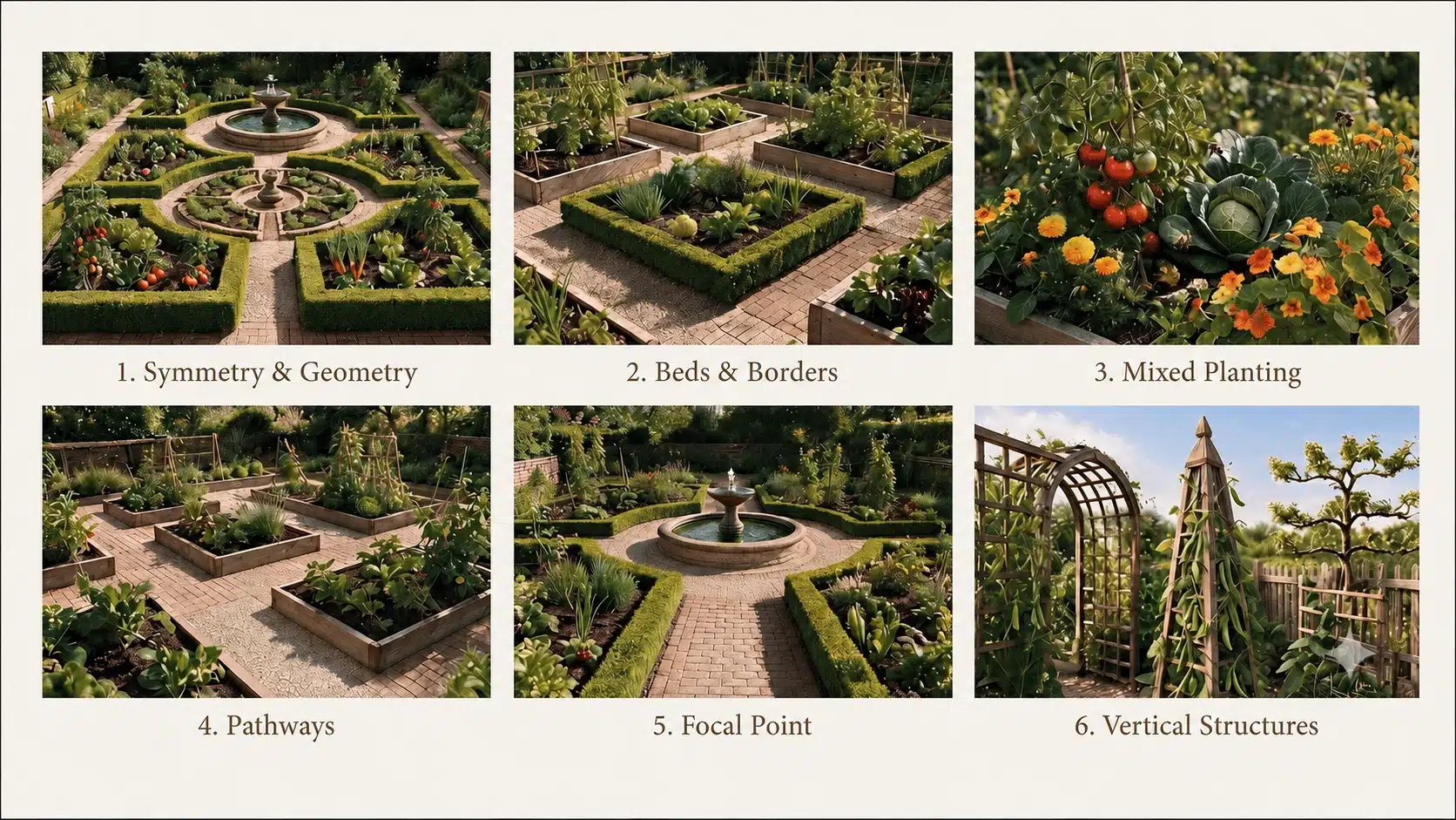 essential elements of potager garden