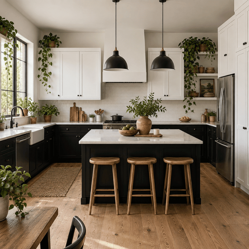 potted indoor plants and ceramics